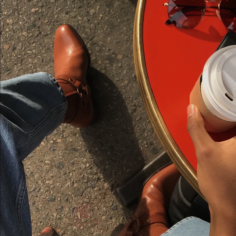 Saint Laurent Wyatt Harness Boots